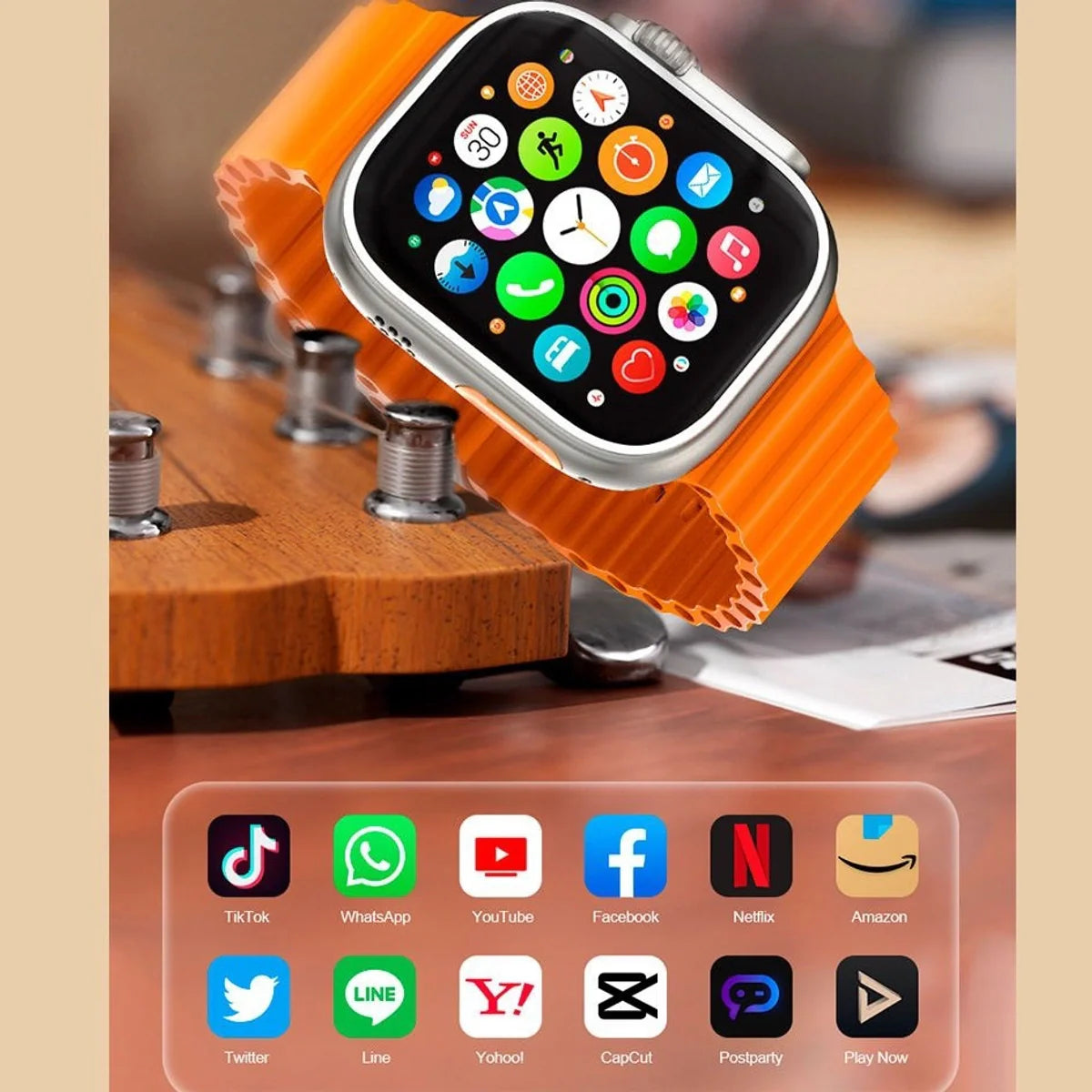 Ultra One 4G Android Smartwatch (64GB, GPS, WiFi Call, Camera)