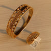 Dual Style Gold-Tone Jewelry Set
